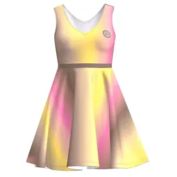Vestido Bidi Badu Spectrum Marrom Amarelo