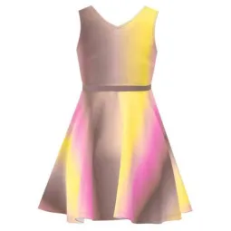 Vestido Bidi Badu Spectrum Marrom Amarelo