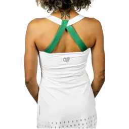 Cartri Menfis Dress White Green