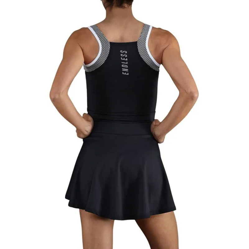 Endless Orbit Black White Dress