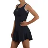 Endless Orbit Black White Dress