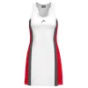 Head Club 25 Vestido Vermelho Branco