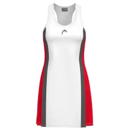 Head Club 25 Vestido Vermelho Branco
