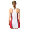 Head Club 25 Vestido Vermelho Branco