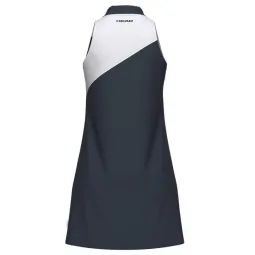 Head Spirit Navy Blue White Dress