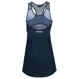 Head Spirit Dark Blue Print Dress