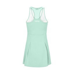 Head Spirit Dress Green Pastel Print