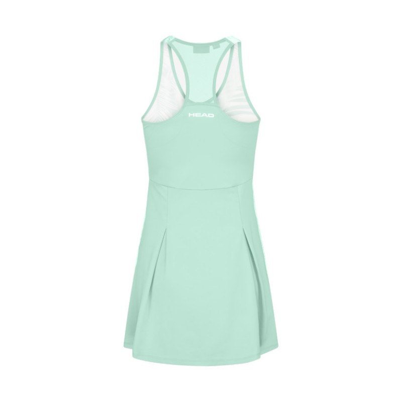 Head Spirit Dress Green Pastel Print