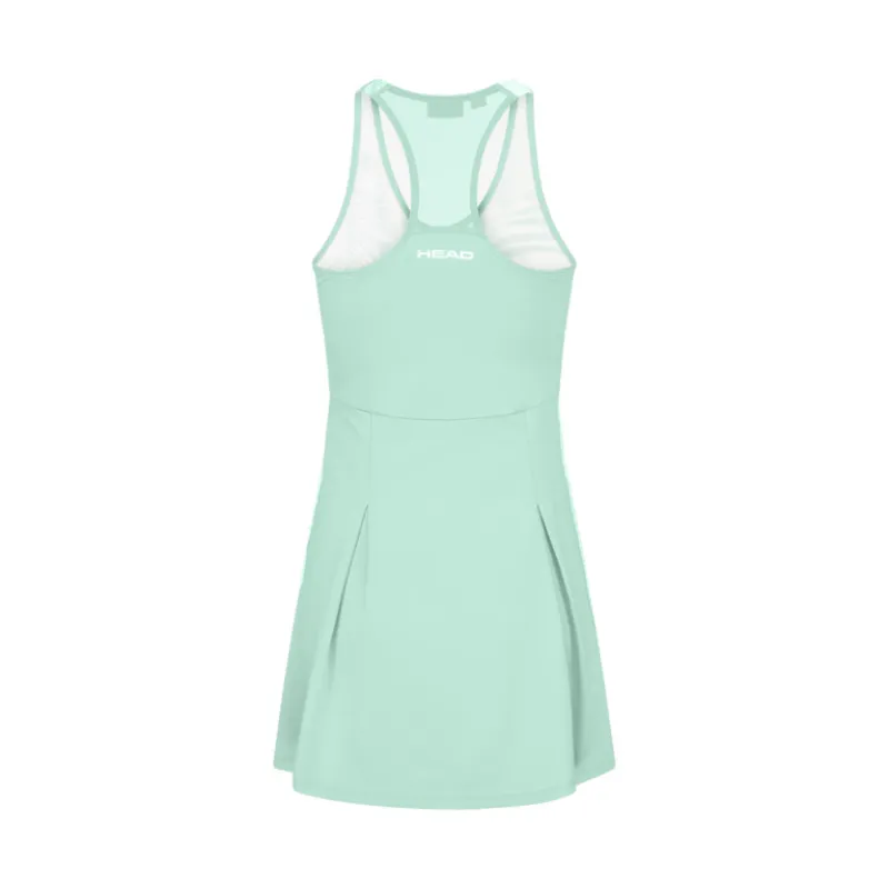 Head Spirit Dress Green Pastel Print