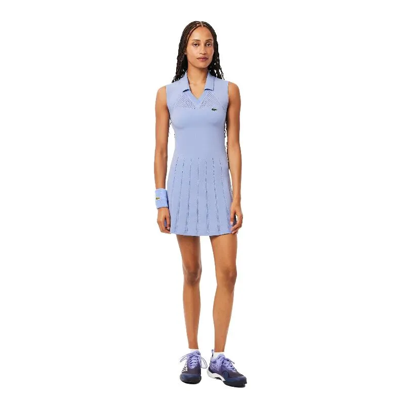 Lacoste Violet Navy Blue Tennis Dress