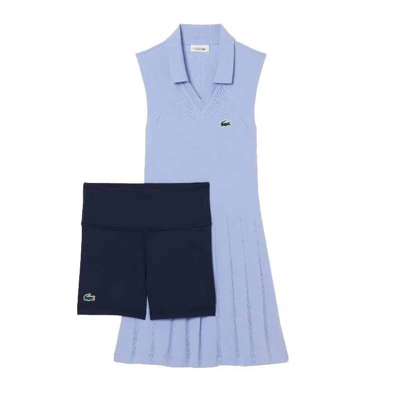 Lacoste Violet Navy Blue Tennis Dress