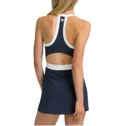 Wilson Rally Halter Navy Dress