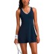 Wilson Team Unlined Navy Blue Dress