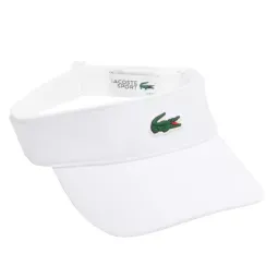 Visera Lacoste Sport Blanco Brilliant