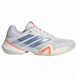Adidas Barricade 14 White Blue Orange Women's Sneakers