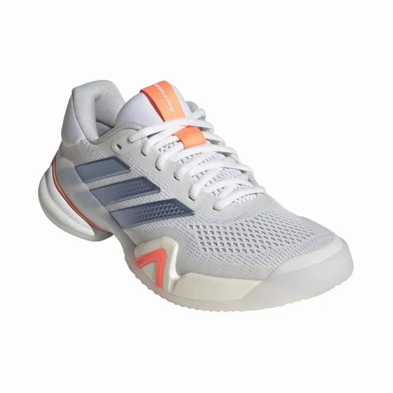 Adidas Barricade 14 White Blue Orange Women's Sneakers