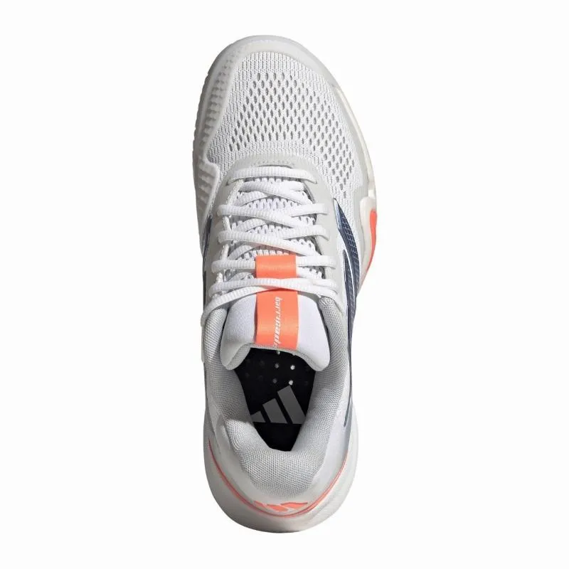 Adidas Barricade 14 White Blue Orange Women's Sneakers