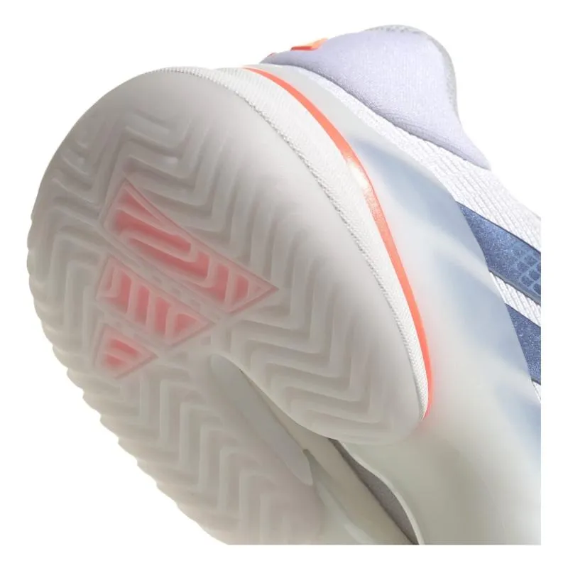 Adidas Barricade 14 White Blue Orange Women's Sneakers