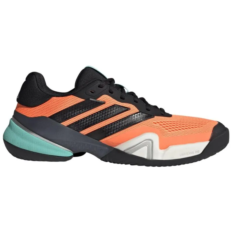 Adidas Barricade 14 Orange Black Aqua Sneakers