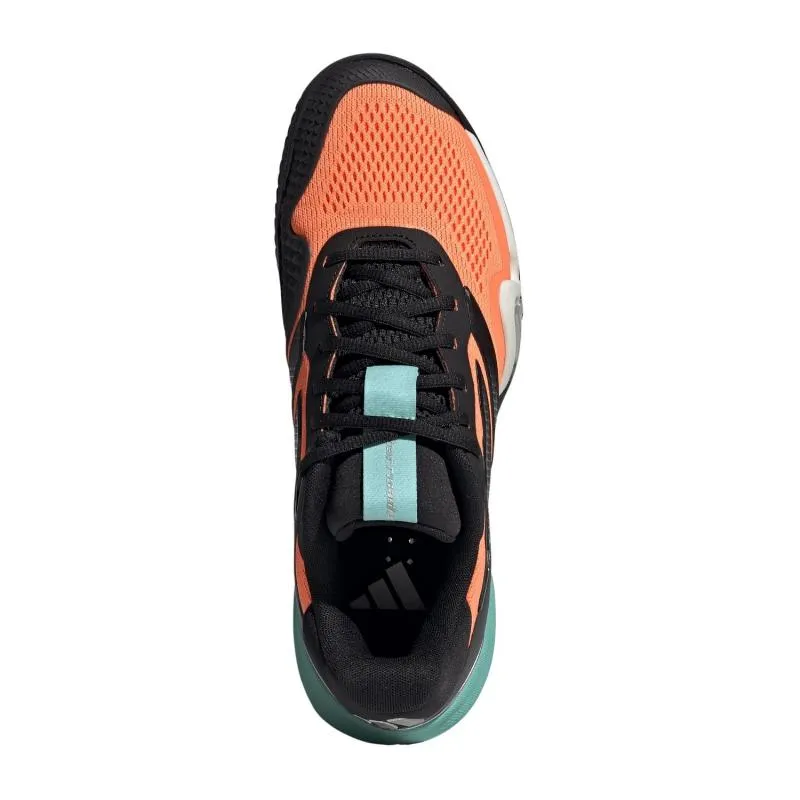 Adidas Barricade 14 Orange Black Aqua Sneakers