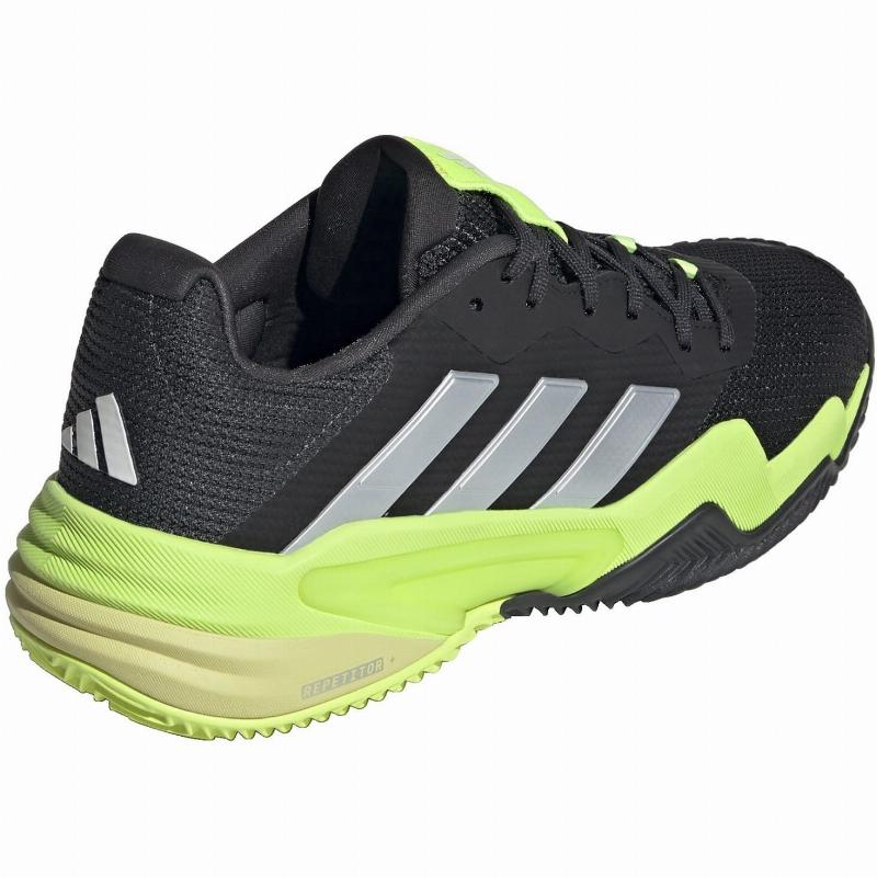 Adidas Barricade Clay Black Lucid Lemon Sneakers