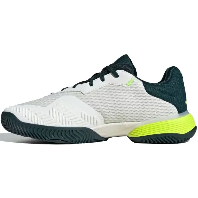 Adidas Barricade K White Black Green Junior Sneakers
