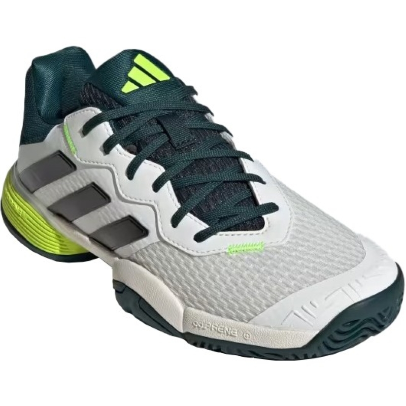 Adidas Barricade K White Black Green Junior Sneakers