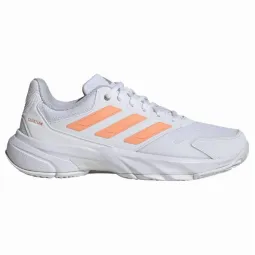 Adidas CourtJam Control 3 White Orange Women''''s Sneakers
