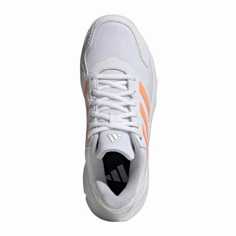 Adidas CourtJam Control 3 White Orange Women''''s Sneakers
