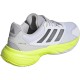 Adidas CourtJam Control 3 White Silver Lucid Lemon Women''s Sneakers