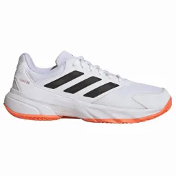 Adidas CourtJam Control 3 Clay White Orange Black Sneakers