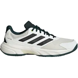 Adidas CourtJam Control Clay White Black Green Sneakers