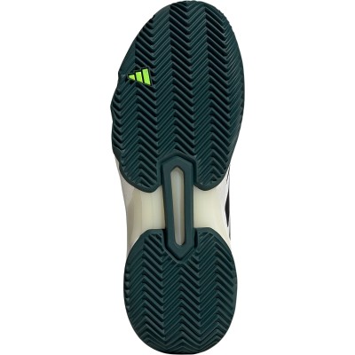Adidas CourtJam Control Clay White Black Green Sneakers