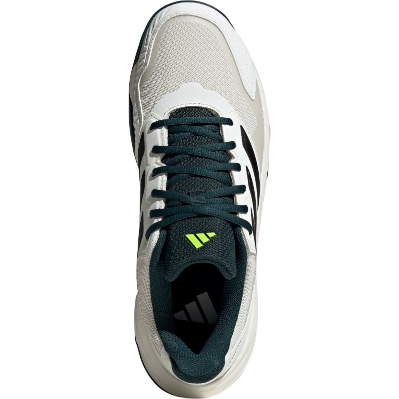 Adidas CourtJam Control Clay White Black Green Sneakers