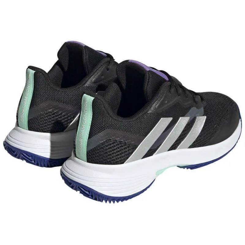 Adidas CourtJam Control Black Nucleo Silver Women's Sneakers
