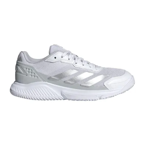 Zapatillas de Padel Adidas Courtquick Padel Blanco Gris Mujer