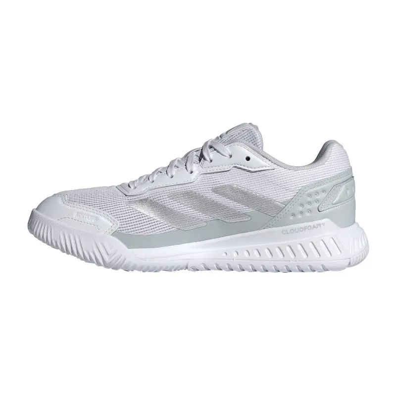 Adidas Courtquick Padel White Gray Women's Sneakers