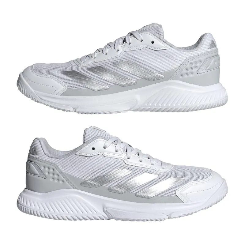 Adidas Courtquick Padel White Gray Women's Sneakers