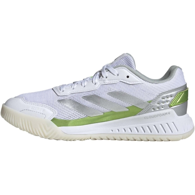 Adidas Courtquick Padel White Silver Green Women''s Sneakers