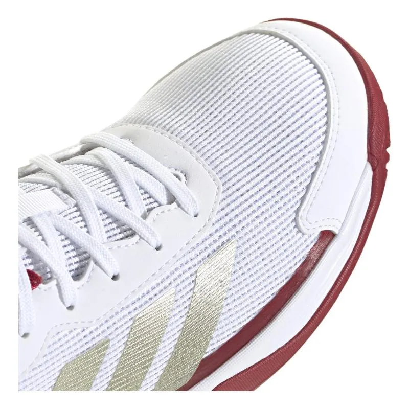 Adidas Crazyquick Padel White Red Junior Sneakers