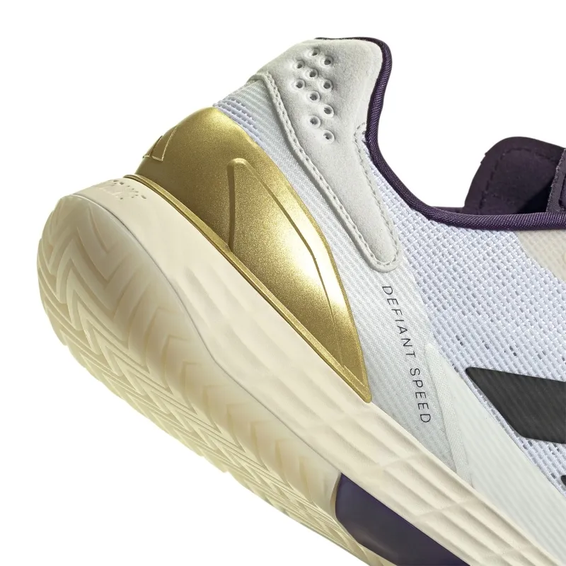 Adidas Defiant Speed 2 White Black Violet Sneakers