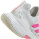 Adidas GameCourt 2 White Pink Women''s Sneakers