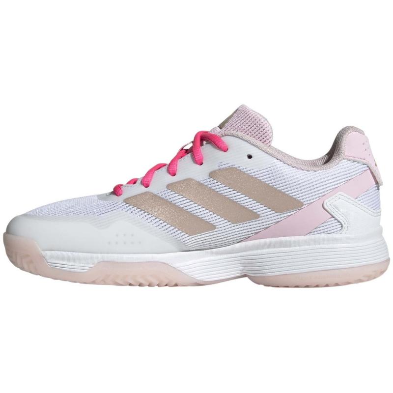 Adidas Ubersonic White Silver Pink Junior Sneakers