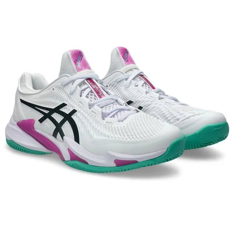 Asics Court FF 3 Clay White Pink Sakura Sneakers