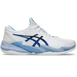 Asics Court FF 3 Novak Clay White Tuna Blue Sneakers