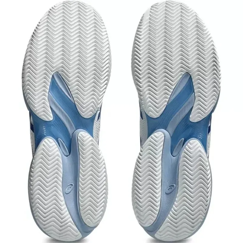 Asics Court FF 3 Novak Clay White Tuna Blue Sneakers