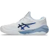 Asics Court FF 3 Novak Clay White Tuna Blue Sneakers