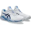 Asics Court FF 3 Novak Clay White Tuna Blue Sneakers