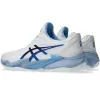 Asics Court FF 3 Novak Clay White Tuna Blue Sneakers