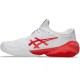Asics Court FF 3 Novak Clay White Red Sneakers
